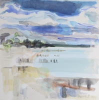 Ahrenshoop, 2010, 30 x 30cm, Aquarell