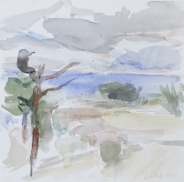 Nach dem Regen, 2009, 30 x 30cm, Aquarell