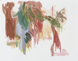 o. T., 2000, 43 x 55 cm, Gouache