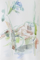 Sainte Victoire III, 2017, 36 x 24 cm, Aquarell