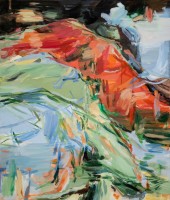 Staffelung, 2022,100x85cm, Eitempera aufLeinwand