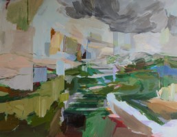 Treppe-Sola-gratia-2011-140x180cm-Eitempera-und-Oel-auf-Leinwand