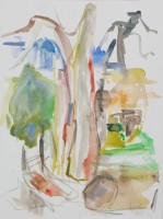 Der morsche Baum, 2021, 32x24cm, Aquarell